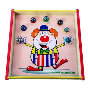 Jogo Palhaço Equilibrista - Coordenação Motora - 22x27x3 cm