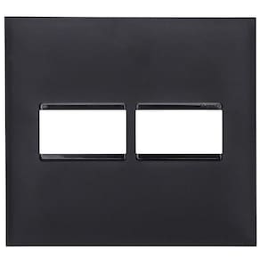 Placa 4X4 1+1 Postos Pial Plus+ Legrand Preta 618511Pt