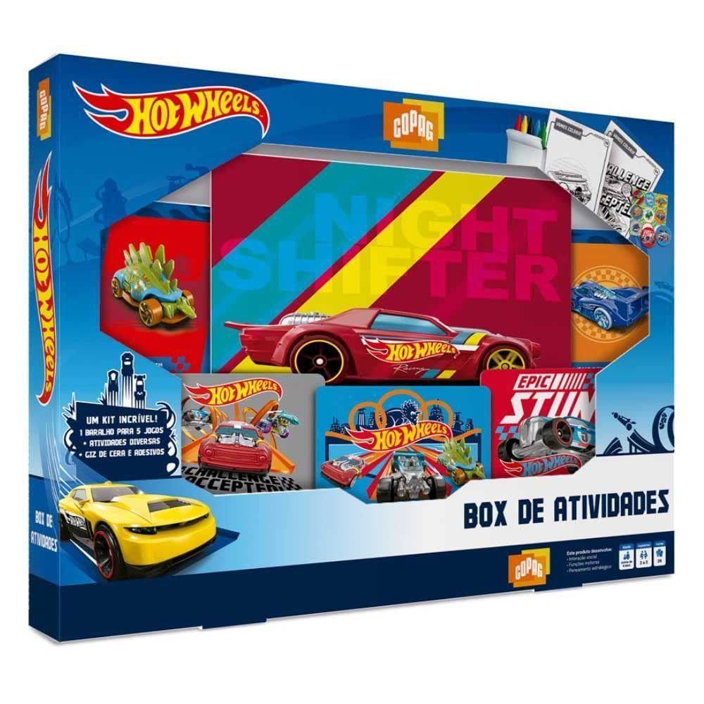 Box De Atividades Hot Wheels