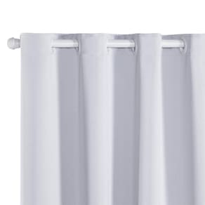 Cortina Blackout Em Tecido 2,00 M X 1,30 M - Branco Gelo