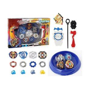 Kit Beyblade Arena Lancadores Presente Dia Das Criancas