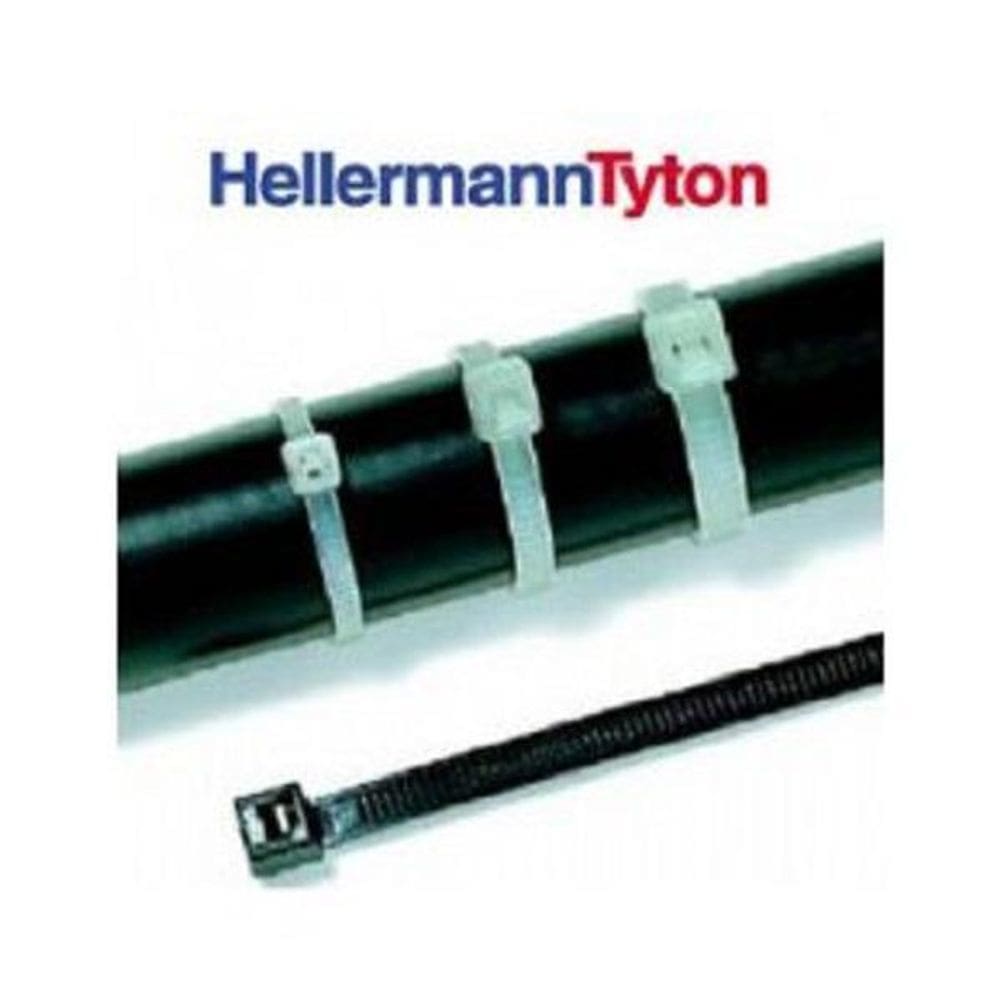 Fita Hellermann T-18R C/100 Preta - 100X2,5Mm Kit 3Pct