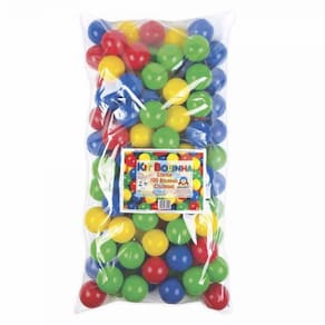 Kit Bolinhas Coloridas 100 Unidades - Diversão para Crianças