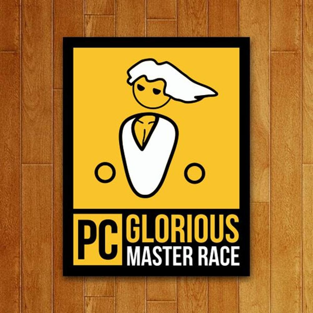 Placa Decorativa - Pc Master Race