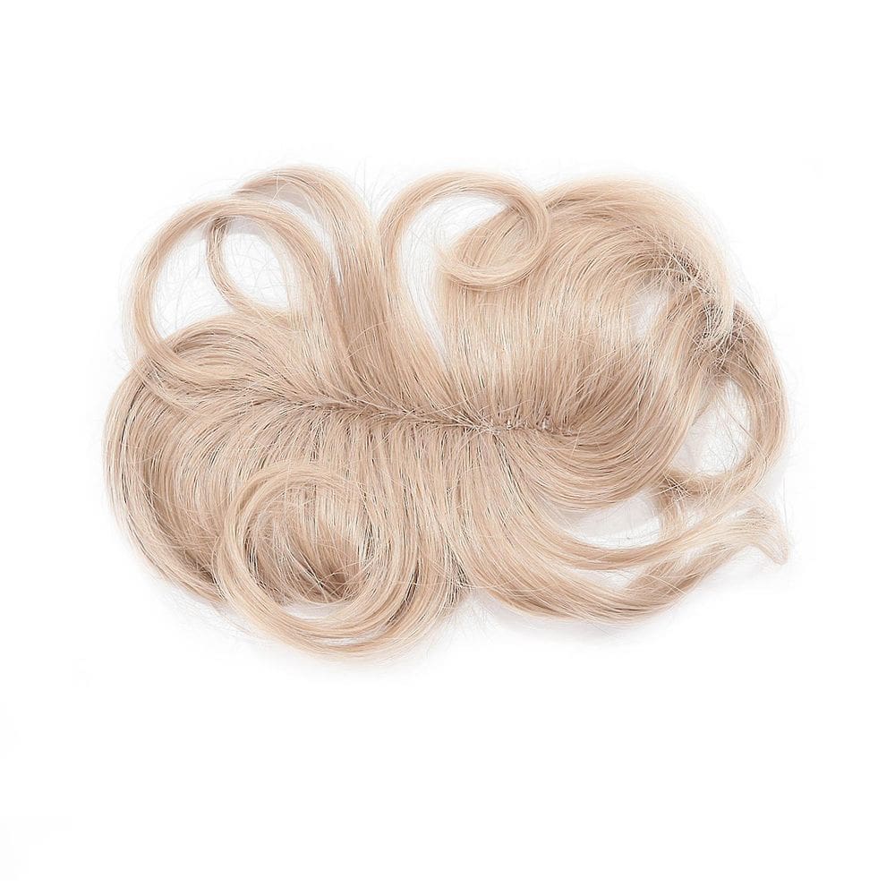 Aplique Prótese Raiz 30% Humano 70% Fibra Loiro Natural 16