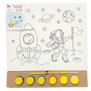 Kit Pintura Tela 25X30Cm Astronauta - Kits For Kids