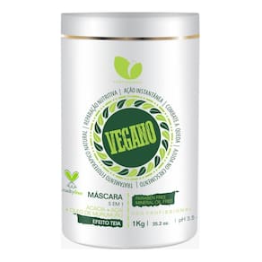 Máscara Capila 5 Em 1 Vegano Manga Rosa 1 Kg