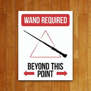Placa Decorativa Filme - Wand Required