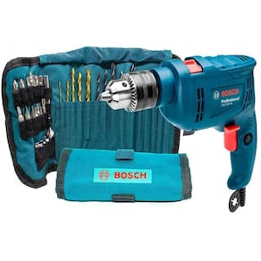 Furadeira Profissional Impacto 1/2 550W 110V 34 acessórios