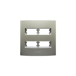 Placa 4X4 4 Módulos Inova Pro Class Champagne 85431 Alumbra