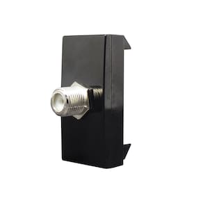Módulo Tomada Coaxial Tv Inova Pro Class Black Piano Alumbra