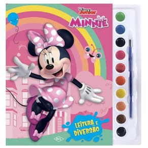 Livro De Pintura Aquarela Minnie D2503 - Dcl