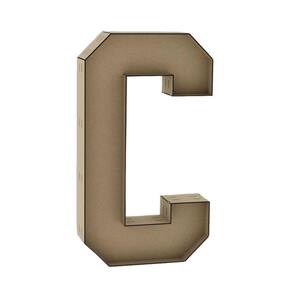 Letra Caixa Grande C Mdf 70Cm De Altura Decoração Festa
