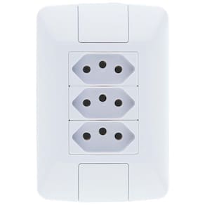 Conjunto 3 Tomadas 2P+T 10A 250 V 4X2 Aria - Tramontina