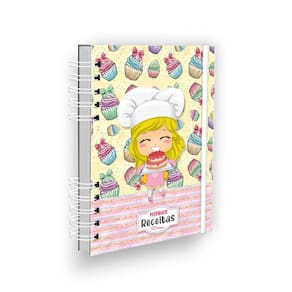 Caderno De Receitas Minhas Receitas Cabelinho Loiro