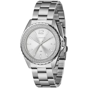 Relógio Lince Feminino Prateado 40mm Analógico