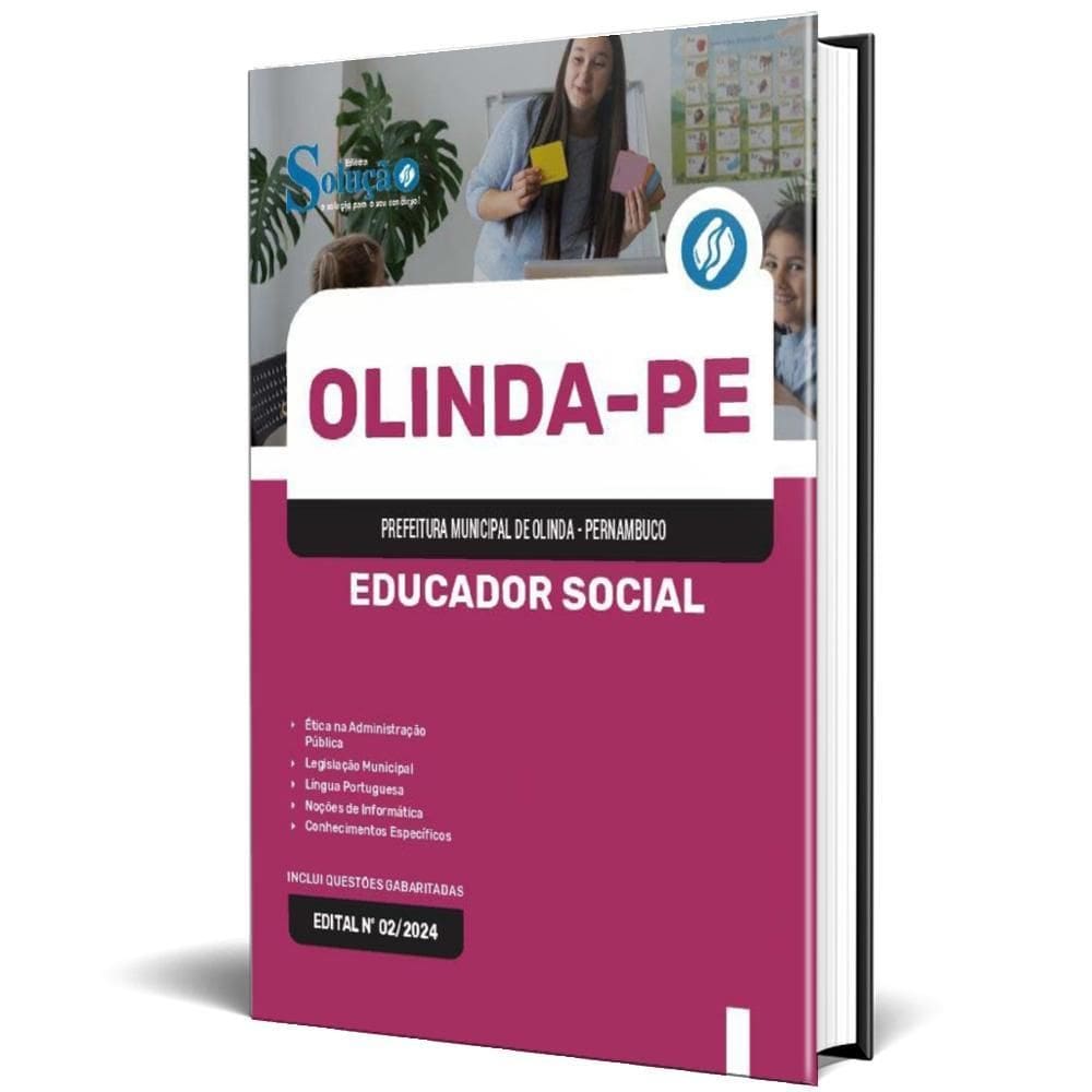Apostila Prefeitura De Olinda Pe 2024 - Educador Social