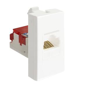 Módulo Tomada Rede Rj45 Cat5 Branco Inova Pro 85024 Alumbra