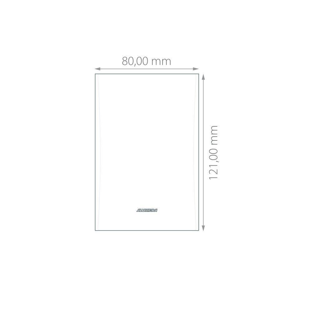 Placa 4X2 1 Módulo Inova Pro Class 85526 Alumbra Black Piano