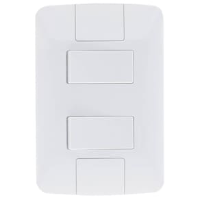 Interruptor Simples Tramontina Aria 4X2 Branco Brilho