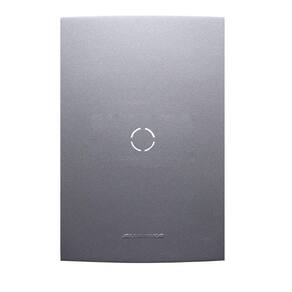 Placa 4X2 Cega Saída De Fio Inova Pro Class Alumbra Grafite