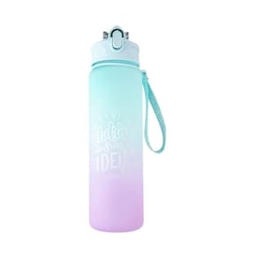Garrafa Água Squeeze 750Ml Motivacional Academia Fitness Tie