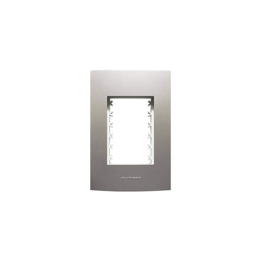 Placa 4X2 3 Módulos Inova Pro Class 85578 Alumbra Titanium