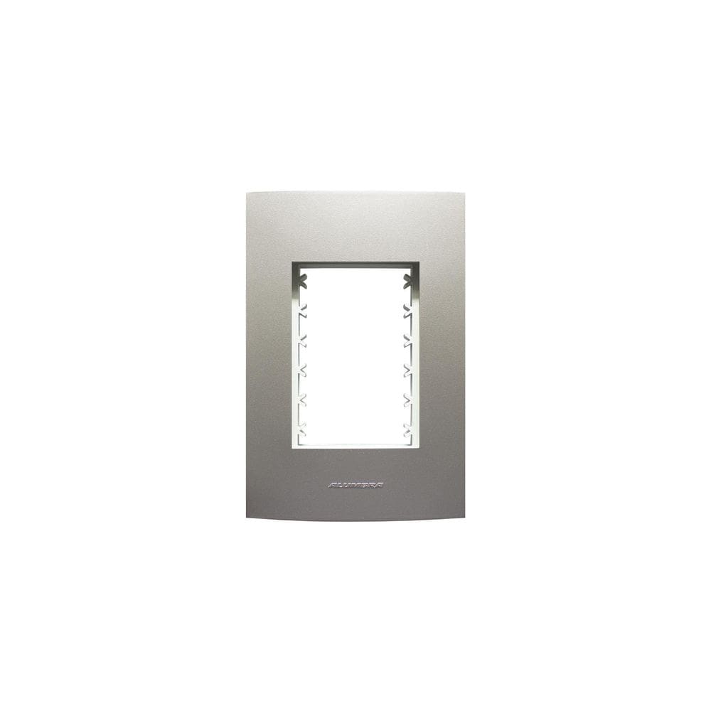 Placa 4X2 3 Módulos Inova Pro Class 85578 Alumbra Titanium