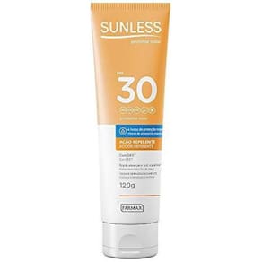 Protetor Solar Fps 30 Sunless Com 4 Horas De Ação Repelente