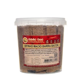 Bifinho Macio - Kidelici Osso - Sabor Bacon - 800G