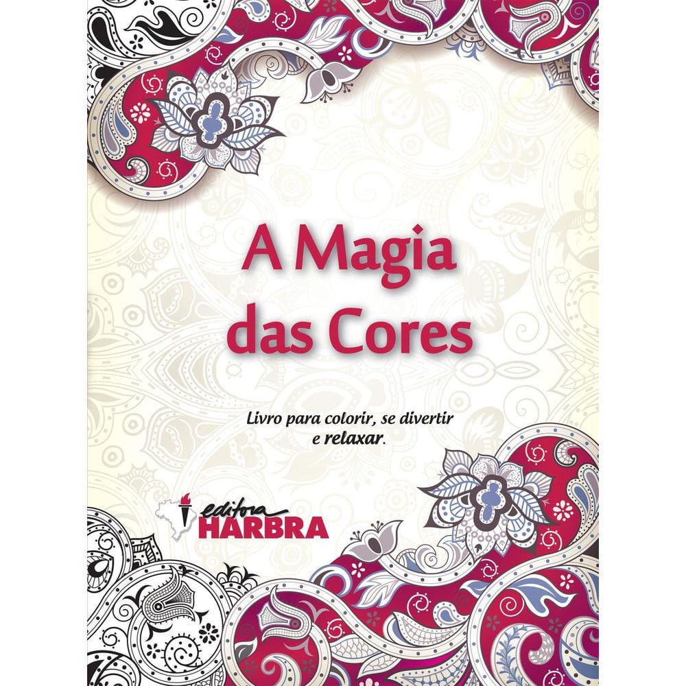Livro De Colorir A Magia Das Cores