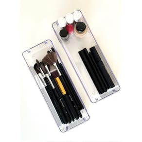 Organizador Modular M Empilhável 23X8,8X5,5 Transparente