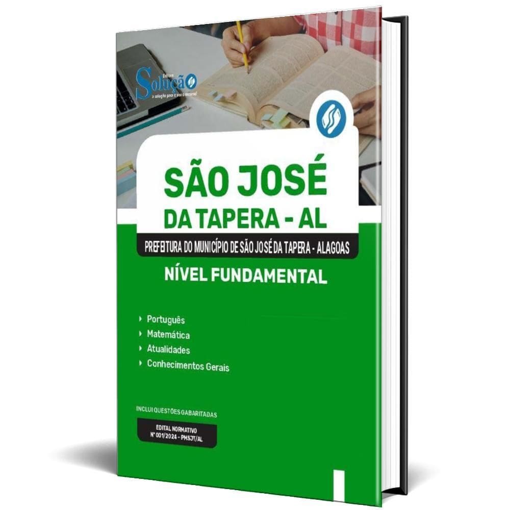 Apostila Prefeitura São José Da Tapera Al 2024 Nível