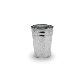 Vaso Cachepô Cone Rústico Metal Galvanizado 21 X 15 Cm