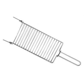 Grelha Para Peixe Cromada 29X17Cm