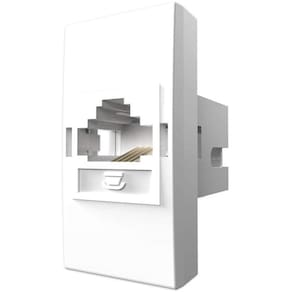 Módulo Tomada Rj11 4 Vias Branco Inova Pro 85023 Alumbra
