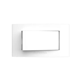 Conjunto Interruptor Simples Branca Móvel Pro 85077 Alumbra