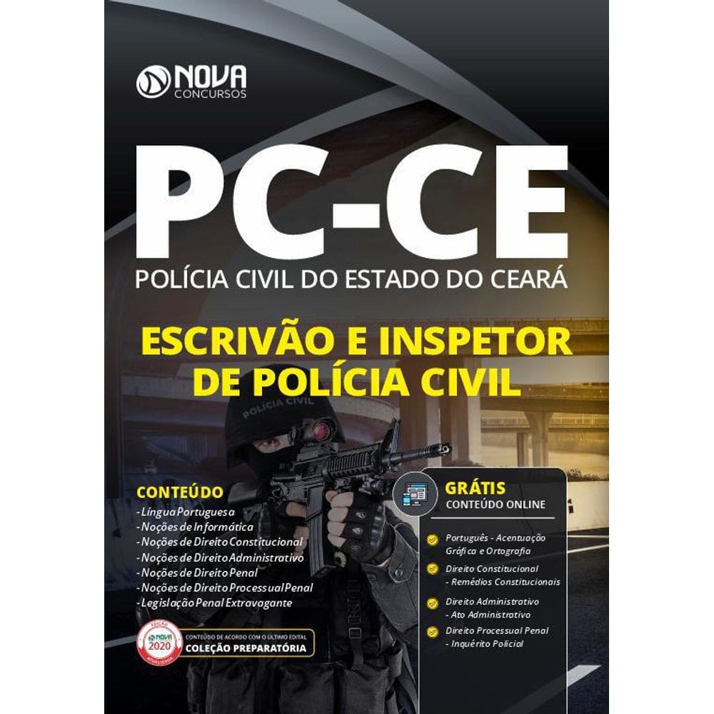 Apostila Pc-Ce 2020 - Escrivão E Inspetor