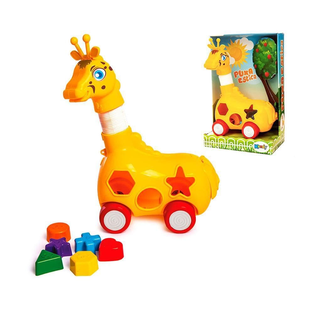 Girafa Didática Puxa E Estica - Kendy