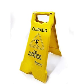 Placa Sinalizadora Compact P/ Piso Molhado Bralimpia Limpeza