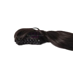 Rabo de Cavalo Castanho 60/65cm - Fibra Futura 230g