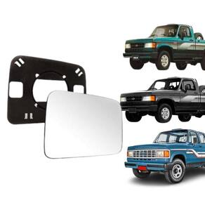 Lente Retrovisor Com Base D20 C20 A20 Todos Lado Esquerdo