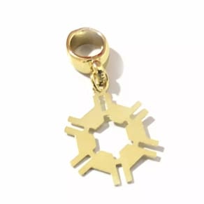 Berloque Agronomia Agrônomo Folheado A Ouro 18k