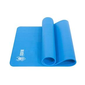 Tapete De Yoga Mat Em Nbr 10Mm - Odin Fit - Azul