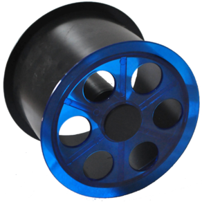 Carretilha Mini Carretilha Duplo Rolamento 15CM Azul