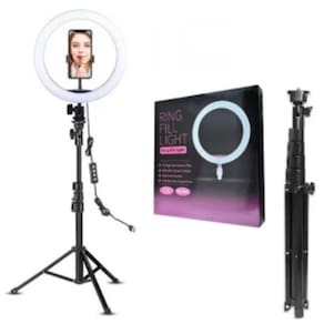 Ring Light Led 10 Polegadas 26Cm Com Trípe Para Profissional