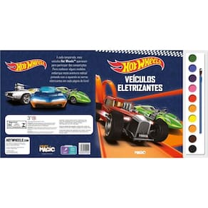 Livro Infantil Colorir Hot Wheels Aquarela 9786555004922