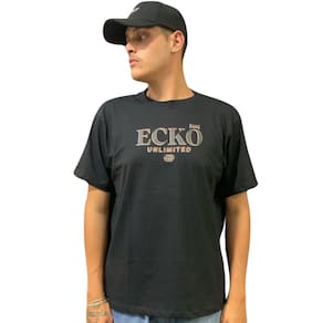 Camiseta Masculina Ecko Colors Preta J916A