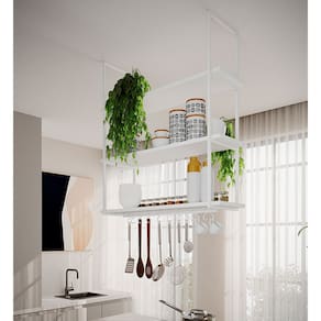 Nicho de Teto Indústrial Denver 95cm Branco