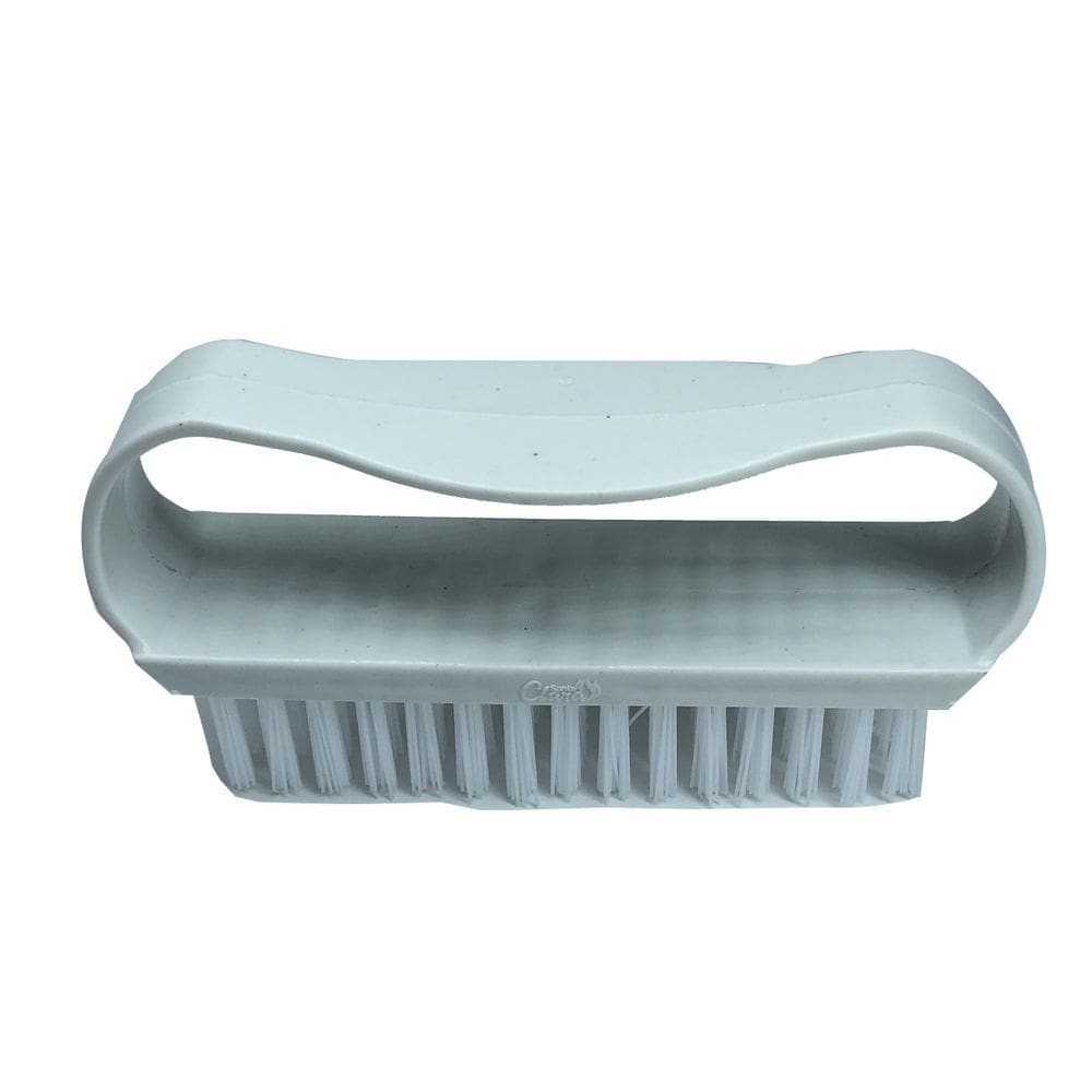 Escova Para Unhas Branca Cerdas Brancas